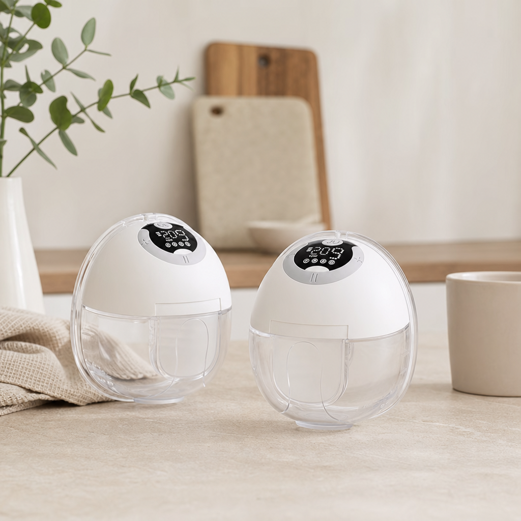 Bärbar elektrisk bröstpump med USB