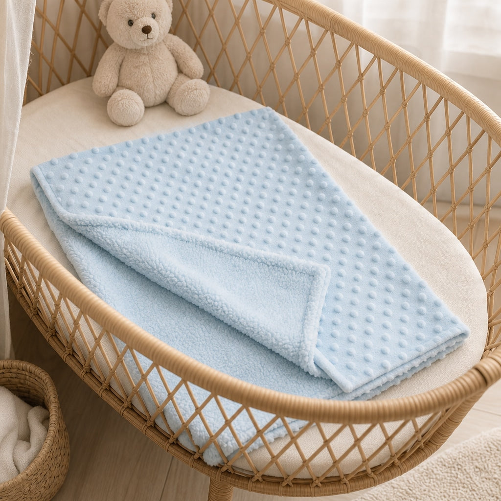 Dubbelsidig babyfilt 70 x 100 cm